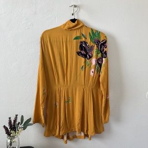 Free People Gemma Printed Tunic Dress XS